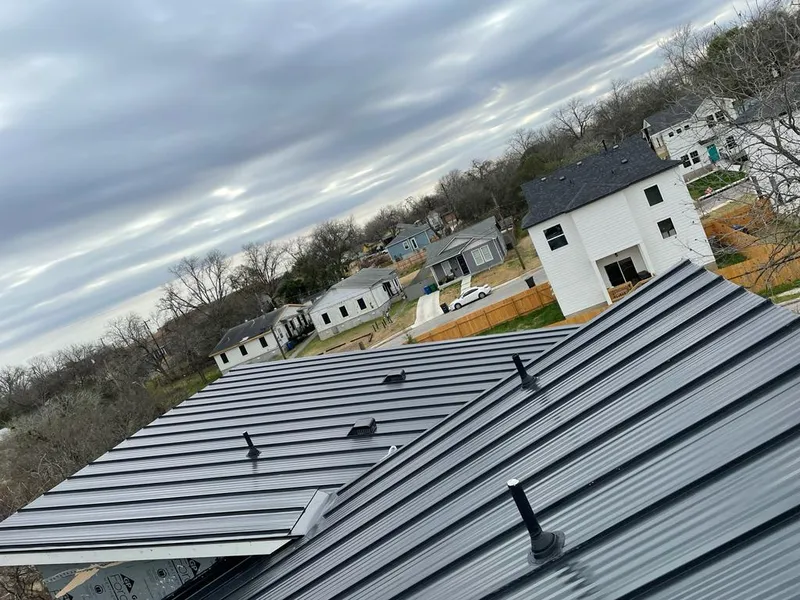 Standing seam metal roof panels with vents for Skylight Repair in Wilkinsburg